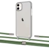 Чохол Upex Crossbody Protection Case для iPhone 11 Dark with Twine Mint and Fausset Silver (UP84053)