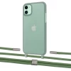 Чохол Upex Crossbody Protection Case для iPhone 11 Dark with Twine Mint and Fausset Silver (UP84053)