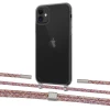 Чохол Upex Crossbody Protection Case для iPhone 11 Dark with Twine Mulberry and Fausset Silver (UP84054)