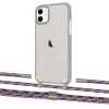 Чехол Upex Crossbody Protection Case для iPhone 11 Dark with Twine Blue Sunset and Fausset Silver (UP84057)