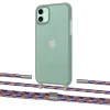 Чохол Upex Crossbody Protection Case для iPhone 11 Dark with Twine Blue Sunset and Fausset Silver (UP84057)