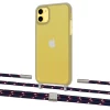 Чехол Upex Crossbody Protection Case для iPhone 11 Dark with Twine Blue Marine and Fausset Silver (UP84059)