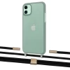 Чехол Upex Crossbody Protection Case для iPhone 11 Dark with Twine Black  and Fausset Gold (UP84061)