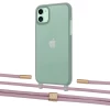 Чохол Upex Crossbody Protection Case для iPhone 11 Dark with Twine Rose Gold and Fausset Gold (UP84063)