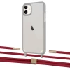 Чехол Upex Crossbody Protection Case для iPhone 11 Dark with Twine Red and Fausset Gold (UP84065)