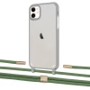 Чохол Upex Crossbody Protection Case для iPhone 11 Dark with Twine Mint and Fausset Gold (UP84070)