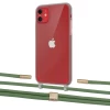 Чохол Upex Crossbody Protection Case для iPhone 11 Dark with Twine Mint and Fausset Gold (UP84070)