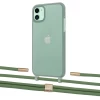 Чохол Upex Crossbody Protection Case для iPhone 11 Dark with Twine Mint and Fausset Gold (UP84070)