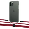 Чехол Upex Crossbody Protection Case для iPhone 11 Pro Dark with Twine Red and Fausset Matte Black (UP84082)