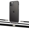 Чохол Upex Crossbody Protection Case для iPhone 11 Pro Dark with Twine Black  and Fausset Silver (UP84095)