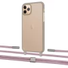 Чехол Upex Crossbody Protection Case для iPhone 11 Pro Dark with Twine Rose Gold and Fausset Silver (UP84097)