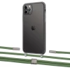 Чехол Upex Crossbody Protection Case для iPhone 11 Pro Max Dark with Twine Mint and Fausset Silver (UP84155)