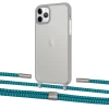 Чохол Upex Crossbody Protection Case для iPhone 11 Pro Dark with Twine Cyan and Fausset Silver (UP84106)