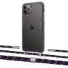 Чохол Upex Crossbody Protection Case для iPhone 11 Pro Dark with Twine Blue Marine and Fausset Silver (UP84110)