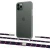 Чехол Upex Crossbody Protection Case для iPhone 11 Pro Dark with Twine Blue Marine and Fausset Silver (UP84110)
