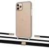 Чохол Upex Crossbody Protection Case для iPhone 11 Pro Dark with Twine Black  and Fausset Gold (UP84112)