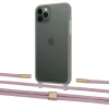 Чехол Upex Crossbody Protection Case для iPhone 11 Pro Max Dark with Twine Rose Gold and Fausset Gold (UP84165)