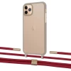 Чохол Upex Crossbody Protection Case для iPhone 11 Pro Dark with Twine Red and Fausset Gold (UP84116)