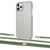 Чохол Upex Crossbody Protection Case для iPhone 11 Pro Max Dark with Twine Mint and Fausset Gold (UP84172)