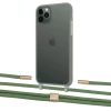 Чохол Upex Crossbody Protection Case для iPhone 11 Pro Dark with Twine Mint and Fausset Gold (UP84121)