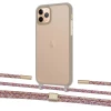 Чохол Upex Crossbody Protection Case для iPhone 11 Pro Dark with Twine Mulberry and Fausset Gold (UP84122)