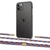 Чохол Upex Crossbody Protection Case для iPhone 11 Pro Dark with Twine Blue Sunset and Fausset Gold (UP84125)