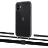 Чехол Upex Crossbody Protection Case для iPhone 12 mini Dark with Twine Black  and Fausset Matte Black (UP84231)