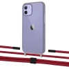Чехол Upex Crossbody Protection Case для iPhone 12 mini Dark with Twine Red and Fausset Matte Black (UP84235)