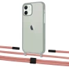 Чехол Upex Crossbody Protection Case для iPhone 12 mini Dark with Twine Cantaloupe and Fausset Matte Black (UP84236)