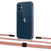 Чехол Upex Crossbody Protection Case для iPhone 12 | 12 Pro Dark with Twine Cantaloupe and Fausset Matte Black (UP84185)