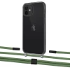 Чохол Upex Crossbody Protection Case для iPhone 12 | 12 Pro Dark with Twine Mint and Fausset Matte Black (UP84189)