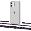Чохол Upex Crossbody Protection Case для iPhone 12 mini Dark with Twine Blue Marine and Fausset Matte Black (UP84246)