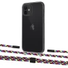 Чехол Upex Crossbody Protection Case для iPhone 12 | 12 Pro Dark with Twine Critical Camouflage and Fausset Matte Black (UP84196)