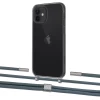 Чехол Upex Crossbody Protection Case для iPhone 12 mini Dark with Twine Cactus and Fausset Silver (UP84249)