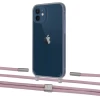 Чохол Upex Crossbody Protection Case для iPhone 12 mini Dark with Twine Rose Gold and Fausset Silver (UP84250)
