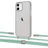 Чехол Upex Crossbody Protection Case для iPhone 12 mini Dark with Twine Pistachio and Fausset Silver (UP84255)