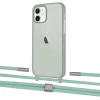 Чохол Upex Crossbody Protection Case для iPhone 12 mini Dark with Twine Pistachio and Fausset Silver (UP84255)