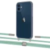 Чохол Upex Crossbody Protection Case для iPhone 12 mini Dark with Twine Pistachio and Fausset Silver (UP84255)