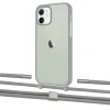 Чехол Upex Crossbody Protection Case для iPhone 12 | 12 Pro Dark with Twine Gray and Fausset Silver (UP84205)