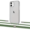 Чохол Upex Crossbody Protection Case для iPhone 12 | 12 Pro Dark with Twine Mint and Fausset Silver (UP84206)