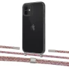 Чохол Upex Crossbody Protection Case для iPhone 12 | 12 Pro Dark with Twine Mulberry and Fausset Silver (UP84207)