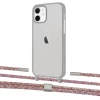 Чехол Upex Crossbody Protection Case для iPhone 12 | 12 Pro Dark with Twine Mulberry and Fausset Silver (UP84207)