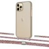 Чохол Upex Crossbody Protection Case для iPhone 12 | 12 Pro Dark with Twine Mulberry and Fausset Silver (UP84207)