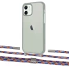 Чохол Upex Crossbody Protection Case для iPhone 12 | 12 Pro Dark with Twine Blue Sunset and Fausset Silver (UP84210)