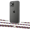 Чехол Upex Crossbody Protection Case для iPhone 12 | 12 Pro Dark with Twine Critical Camouflage and Fausset Silver (UP84213)