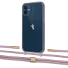 Чохол Upex Crossbody Protection Case для iPhone 12 mini Dark with Twine Rose Gold and Fausset Gold (UP84267)
