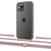 Чохол Upex Crossbody Protection Case для iPhone 12 | 12 Pro Dark with Twine Rose Gold and Fausset Gold (UP84216)