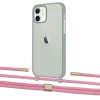 Чехол Upex Crossbody Protection Case для iPhone 12 mini Dark with Twine Coral and Fausset Gold (UP84268)