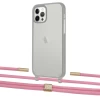 Чохол Upex Crossbody Protection Case для iPhone 12 | 12 Pro Dark with Twine Coral and Fausset Gold (UP84217)