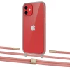 Чохол Upex Crossbody Protection Case для iPhone 12 mini Dark with Twine Cantaloupe and Fausset Gold (UP84270)